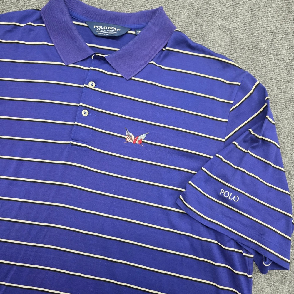 Secession Golf ClubPolo Golf Ralph Lauren Mens XXL Blue Pima Cotton Polo Shirt